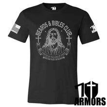 Load image into Gallery viewer, BEARDS AND BIBLES CLUB T-SHIRT
