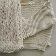 Load image into Gallery viewer, Knit Heirloom Blanket
