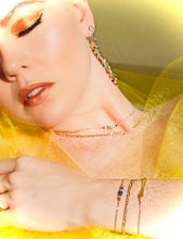 Load image into Gallery viewer, Chakra Stones Rainbow bracelet
