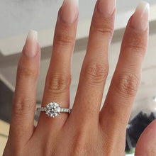 Load image into Gallery viewer, Crystal Decorated Wedding Ring
