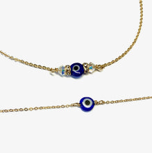 Load image into Gallery viewer, Evil Eye necklace, evil eye choker necklace
