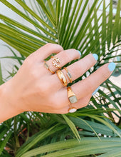 Load image into Gallery viewer, Gold Olive Branch Ring
