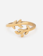 Load image into Gallery viewer, Gold Olive Branch Ring
