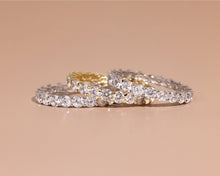 Load image into Gallery viewer, Sterling Silver Gracie CZ Eternity Ring
