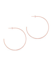 Load image into Gallery viewer, Sterling Silver Textured Hoops
