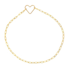 Load image into Gallery viewer, Heart Jump Ring for Permanent Jewelry, Gold-Filled
