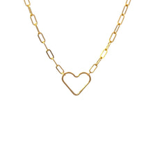Load image into Gallery viewer, Heart Jump Ring for Permanent Jewelry, Gold-Filled
