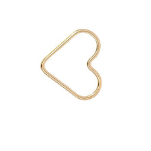 Load image into Gallery viewer, Heart Jump Ring for Permanent Jewelry, Gold-Filled
