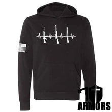 Load image into Gallery viewer, HEARTBEAT OF LIBERTY HOODIE
