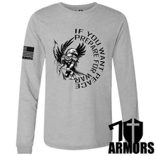 Load image into Gallery viewer, IF YOU WANT PEACE LONG SLEEVE
