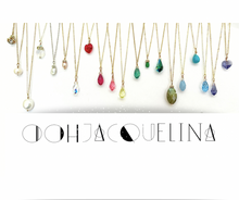 Load image into Gallery viewer, Swarovski Crystal Droplet Necklace: Many Colors Available
