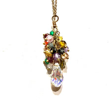 Load image into Gallery viewer, Festival Swarovski Crystal droplet necklace
