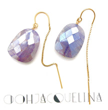Load image into Gallery viewer, Moonstone Thread earrings
