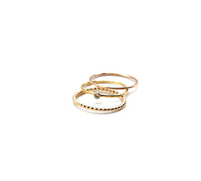 Load image into Gallery viewer, Hammered Stacking ring: 14k Gold Fill or Sterling silver

