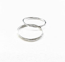 Load image into Gallery viewer, Hammered Stacking ring: 14k Gold Fill or Sterling silver
