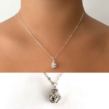 Load image into Gallery viewer, Crystal Ball Swarovski Rhinestone necklace
