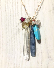 Load image into Gallery viewer, Pregnancy Stones &amp; Crystals Long Necklace
