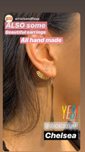 Load image into Gallery viewer, 14K GF or Sterling Silver Swarovski stud earrings
