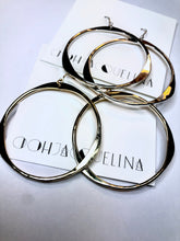 Load image into Gallery viewer, Hand Hammered Hoop earrings
