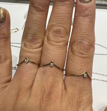 Load image into Gallery viewer, Chevron with tiny “Diamond” rhinestone
