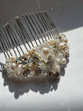 Load image into Gallery viewer, The Elizabeth Bridal Art Deco inspired tiara and hair comb
