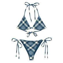 Load image into Gallery viewer, Cheeky Check String Bikini Set
