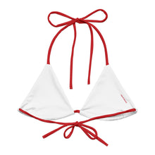 Load image into Gallery viewer, Flag of England String Bikini Top

