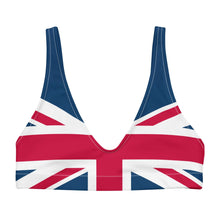 Load image into Gallery viewer, Union Jack Bikini Top | Removable Padding

