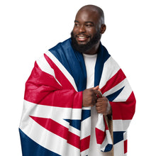 Load image into Gallery viewer, Union Jack Sherpa Blanket
