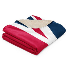 Load image into Gallery viewer, Union Jack Sherpa Blanket
