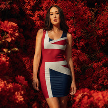 Load image into Gallery viewer, Union Jack Bodycon Dress | Fitted Dress
