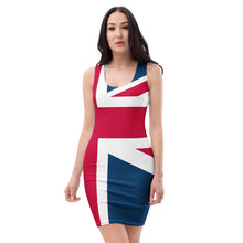 Load image into Gallery viewer, Union Jack Bodycon Dress | Fitted Dress
