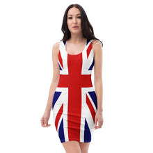 Load image into Gallery viewer, Union Jack Fitted Dress | Ginger Spice Style
