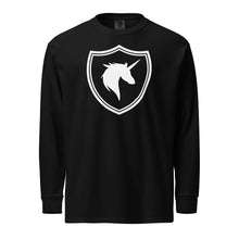 Load image into Gallery viewer, British Unicorn Shield | Garment-dyed Long-Sleeve Shirt
