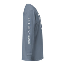 Load image into Gallery viewer, British Unicorn Shield | Garment-dyed Long-Sleeve Shirt
