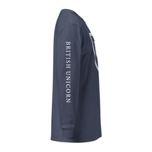 Load image into Gallery viewer, British Unicorn Shield | Garment-dyed Long-Sleeve Shirt
