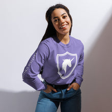 Load image into Gallery viewer, British Unicorn Shield | Garment-dyed Long-Sleeve Shirt
