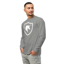 Load image into Gallery viewer, British Unicorn Shield | Garment-dyed Long-Sleeve Shirt
