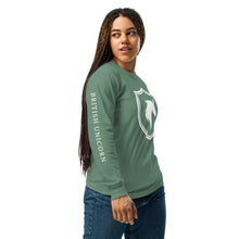 Load image into Gallery viewer, British Unicorn Shield | Garment-dyed Long-Sleeve Shirt

