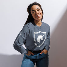 Load image into Gallery viewer, British Unicorn Shield | Garment-dyed Long-Sleeve Shirt
