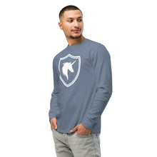 Load image into Gallery viewer, British Unicorn Shield | Garment-dyed Long-Sleeve Shirt
