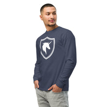Load image into Gallery viewer, British Unicorn Shield | Garment-dyed Long-Sleeve Shirt
