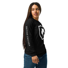 Load image into Gallery viewer, British Unicorn Shield | Garment-dyed Long-Sleeve Shirt
