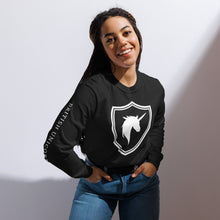 Load image into Gallery viewer, British Unicorn Shield | Garment-dyed Long-Sleeve Shirt
