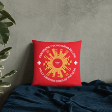 Load image into Gallery viewer, Emergency Screaming Pillow in Safety Red
