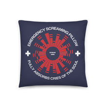 Load image into Gallery viewer, Emergency Screaming Pillow in Am I Blue
