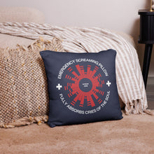 Load image into Gallery viewer, Emergency Screaming Pillow in Am I Blue

