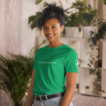 Load image into Gallery viewer, British Unicorn Tee with Shield on Sleeve
