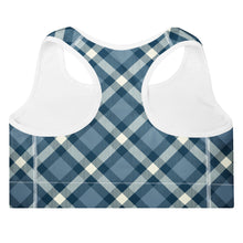 Load image into Gallery viewer, Cheeky Check Padded Racerback Sports Bra
