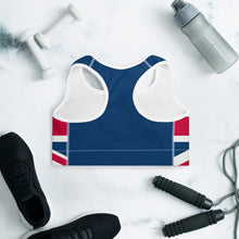 Load image into Gallery viewer, Union Jack Sports Bra | Padded
